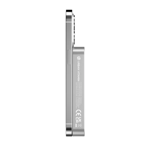  Urban Vitamin Compton prijenosna baterija od RCS plastike/aluminja, 10 000 mAh - Urban Vitamin Srebrna