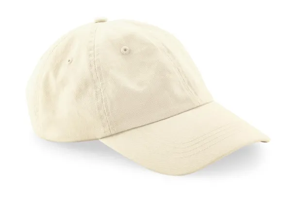  Organic Cotton 6 Panel Dad Cap - Beechfield Natural