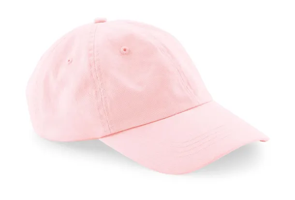  Organic Cotton 6 Panel Dad Cap - Beechfield Powder Pink