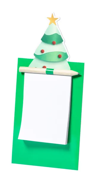 Clemen magnetic notepad Green