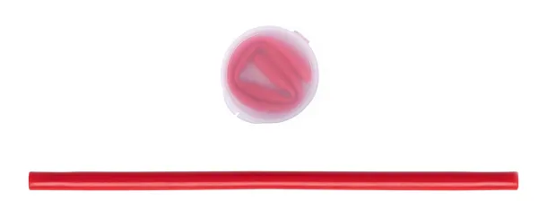 Parix silicone straw Red