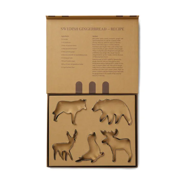  VINGA Nordic big 5 cookie cutter 5-piece set - Vinga Grey 