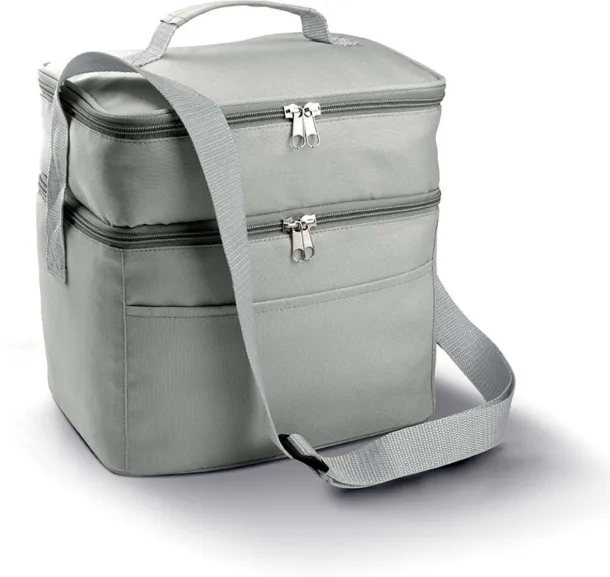  DOUBLE COMPARTMENT COOLER BAG - Kimood Light Grey