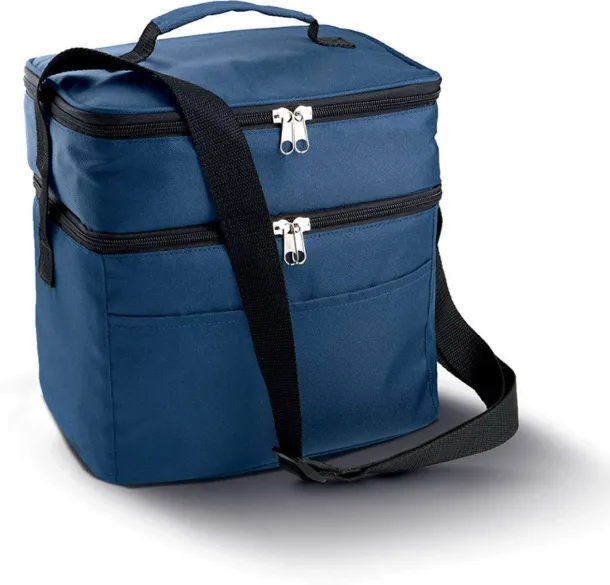  DOUBLE COMPARTMENT COOLER BAG - Kimood Navy