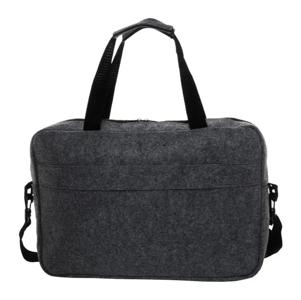 Refelt Docu RPET felt document bag Dark grey