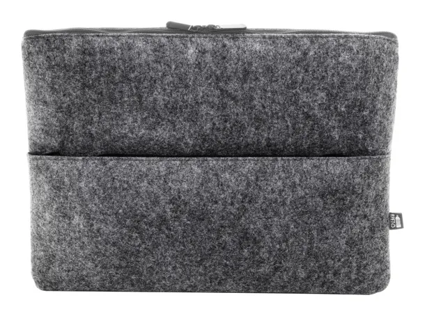 Refelt Comp RPET felt laptop bag Dark grey