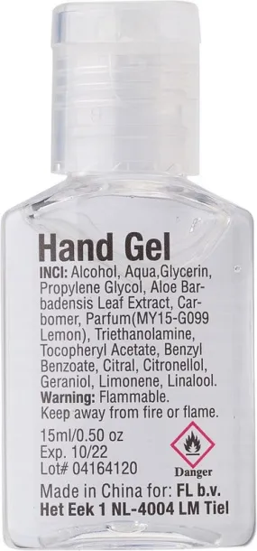  Antibacterial hand gel with moisturizers neutral