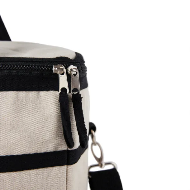  VINGA Volonne AWARE™ rashladna torba od recikliranog platna - Vinga white Crna