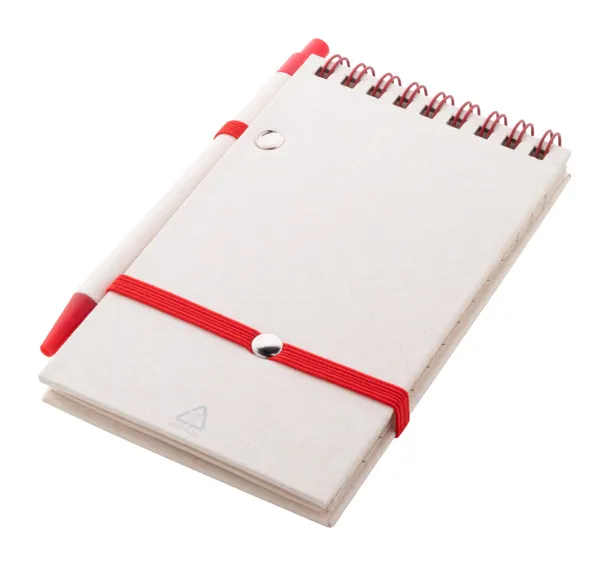Relact Jot notes od kartona mlijeka, A6 Crvena