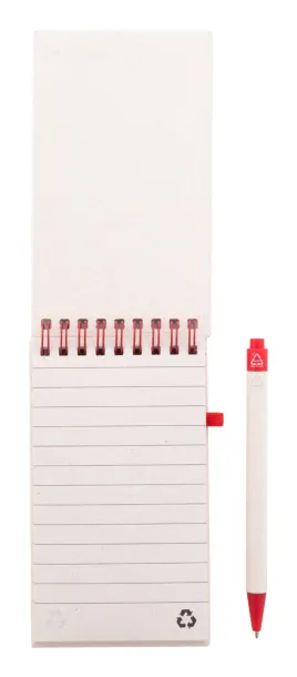 Relact Jot notes od kartona mlijeka, A6 Crvena