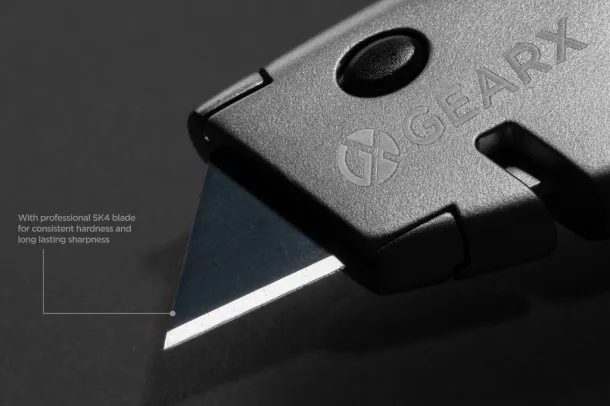 Gear X skalpel od legure cinka - GearX Crna 