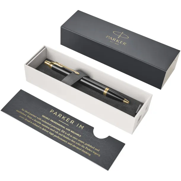 IM ballpoint pen - Parker Solid black Gold