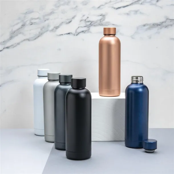  RCS Recycled stainless steel Impact vacuum bottle - XD Collection Grey 