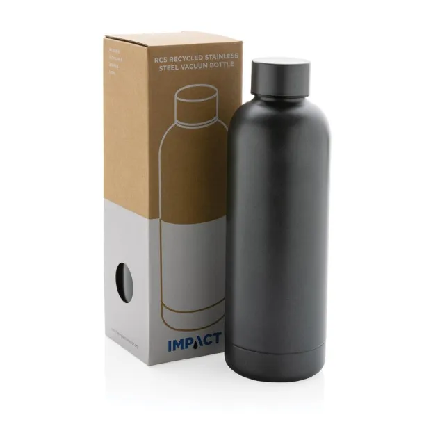  Impact vakuum boca od RCS recikliranog nehrđajućeg čelika, 500 ml - XD Collection Siva