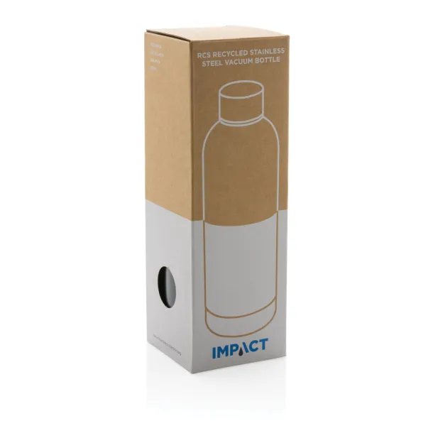  Impact vakuum boca od RCS recikliranog nehrđajućeg čelika, 500 ml - XD Collection Siva