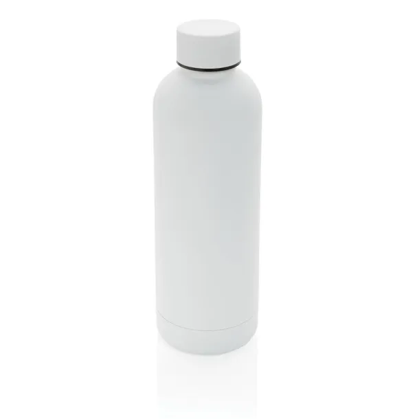  RCS Recycled stainless steel Impact vacuum bottle - XD Collection White 