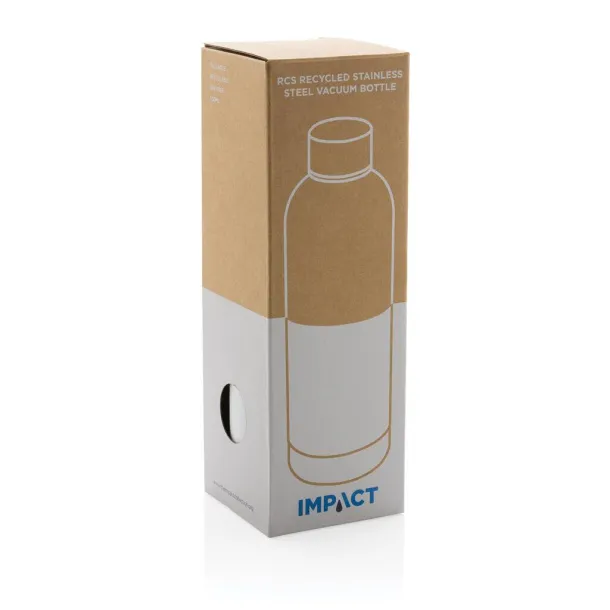  RCS Recycled stainless steel Impact vacuum bottle - XD Collection White 