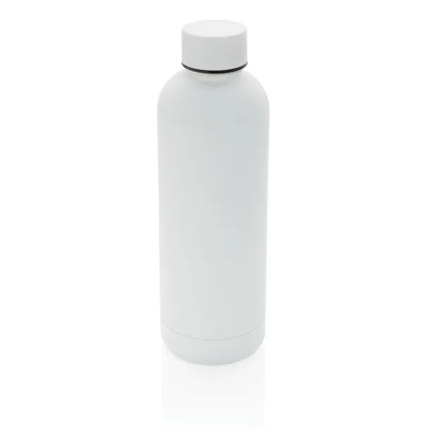  RCS Recycled stainless steel Impact vacuum bottle - XD Collection White 