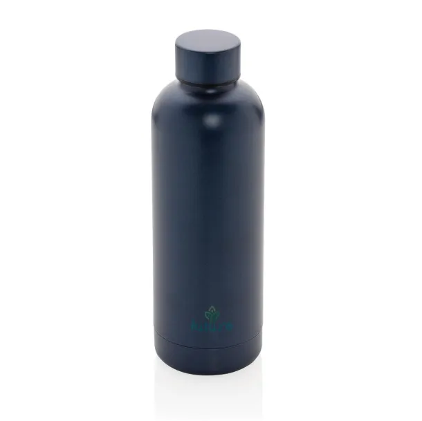  RCS Recycled stainless steel Impact vacuum bottle - XD Collection Blue 