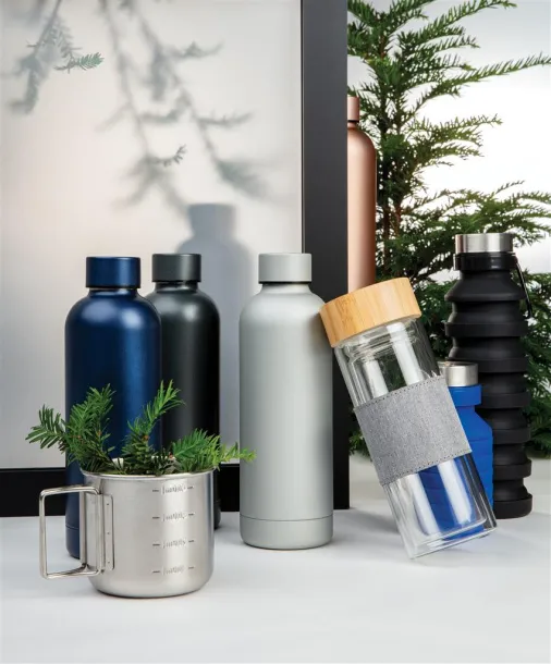  Impact vakuum boca od RCS recikliranog nehrđajućeg čelika, 500 ml - XD Collection Plava