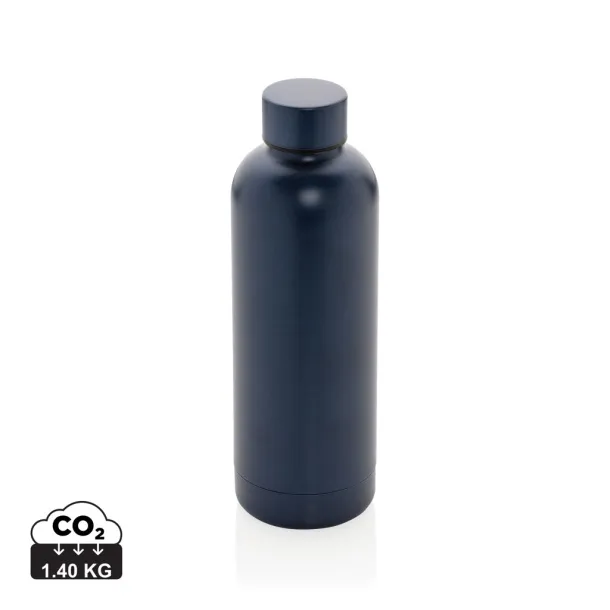  RCS Recycled stainless steel Impact vacuum bottle - XD Collection Blue 