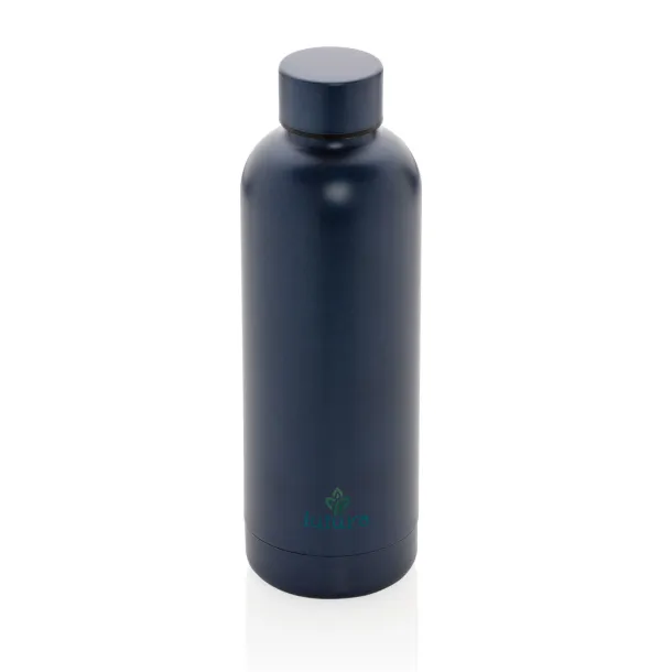  RCS Recycled stainless steel Impact vacuum bottle - XD Collection Blue 