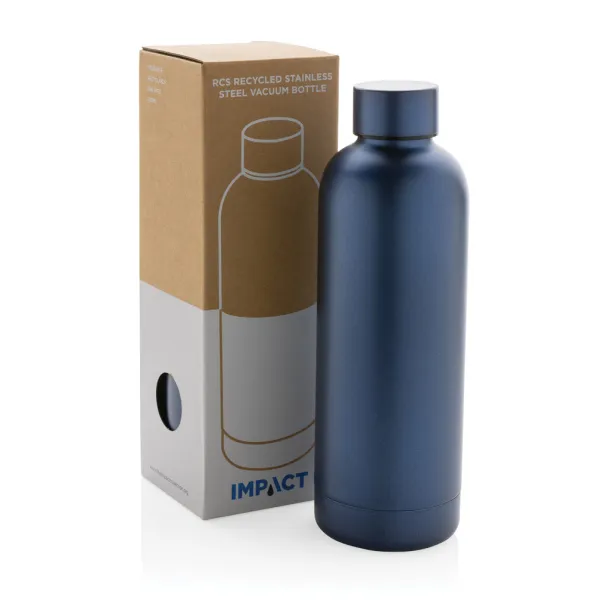  Impact vakuum boca od RCS recikliranog nehrđajućeg čelika, 500 ml - XD Collection Plava