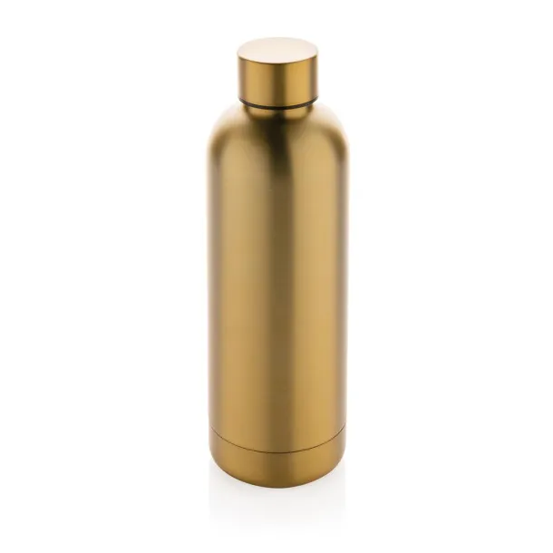  RCS Recycled stainless steel Impact vacuum bottle - XD Collection Gold 