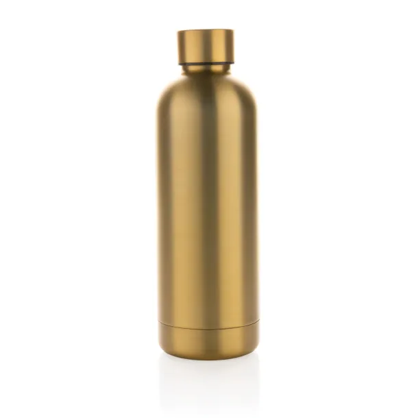  RCS Recycled stainless steel Impact vacuum bottle - XD Collection Gold 