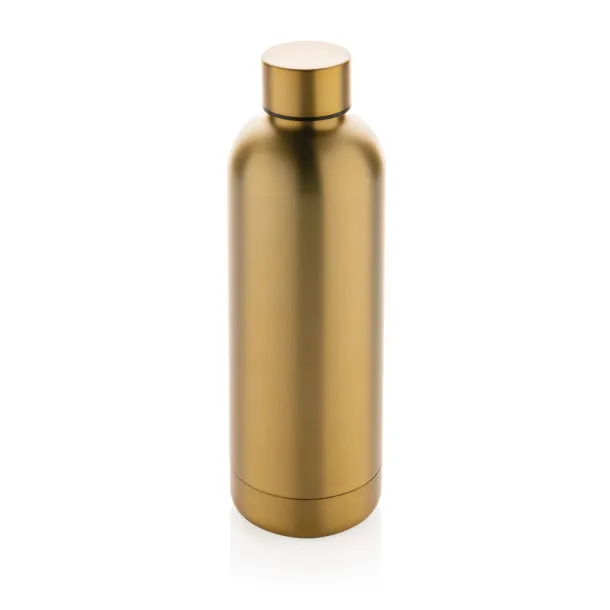  RCS Recycled stainless steel Impact vacuum bottle - XD Collection Gold 