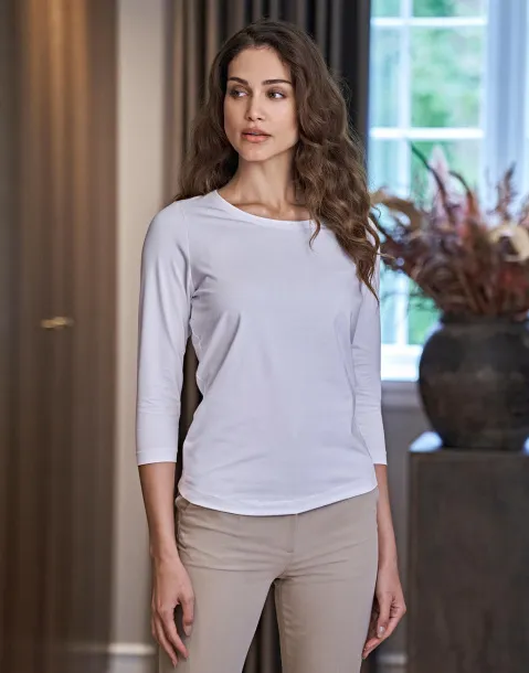  Ženska majica s 3/4 rukavima, 195 g/m² - Tee Jays