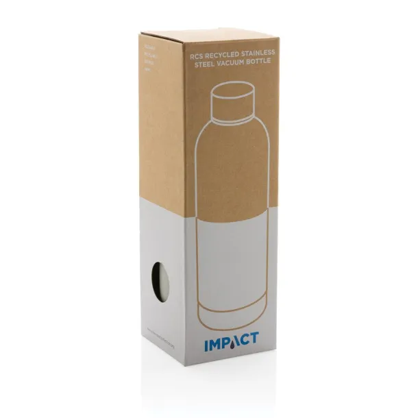  Impact vakuum boca od RCS recikliranog nehrđajućeg čelika, 500 ml - XD Collection Srebrna