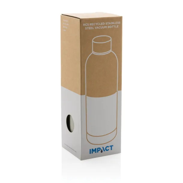  Impact vakuum boca od RCS recikliranog nehrđajućeg čelika, 500 ml - XD Collection Srebrna