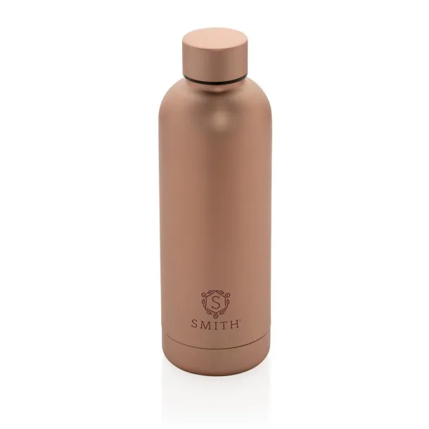  Impact vakuum boca od RCS recikliranog nehrđajućeg čelika, 500 ml - XD Collection Smeđa