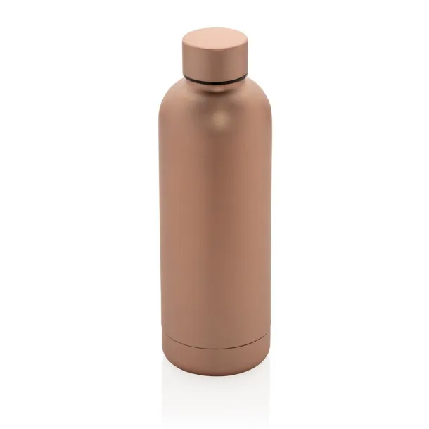  Impact vakuum boca od RCS recikliranog nehrđajućeg čelika, 500 ml - XD Collection Smeđa
