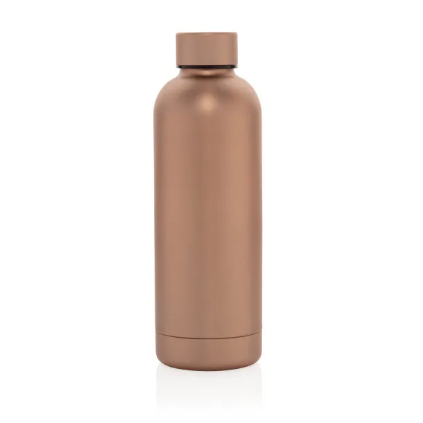  Impact vakuum boca od RCS recikliranog nehrđajućeg čelika, 500 ml - XD Collection Smeđa