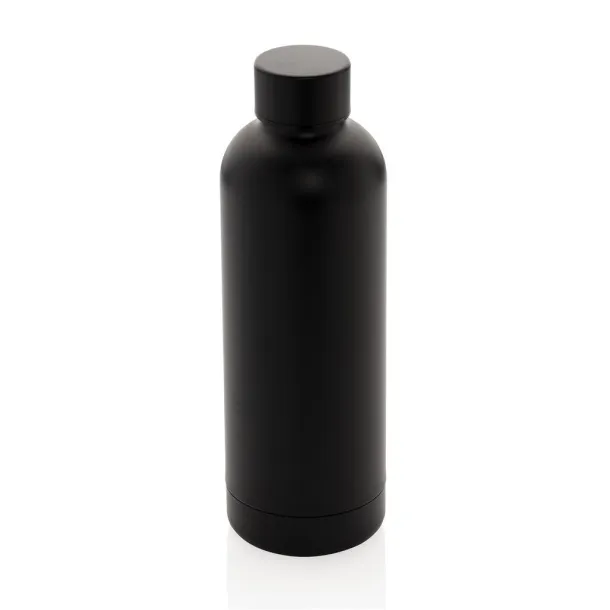  Impact vakuum boca od RCS recikliranog nehrđajućeg čelika, 500 ml - XD Collection Crna