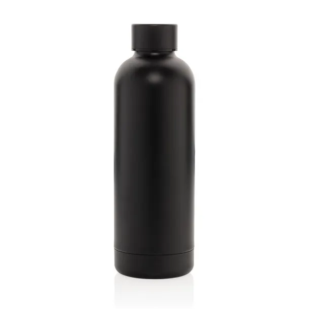  RCS Recycled stainless steel Impact vacuum bottle - XD Collection Black 