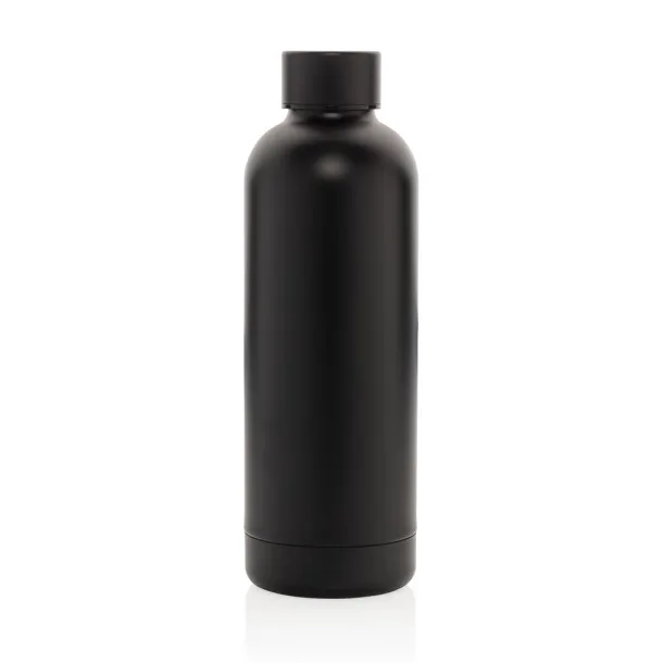  Impact vakuum boca od RCS recikliranog nehrđajućeg čelika, 500 ml - XD Collection Crna