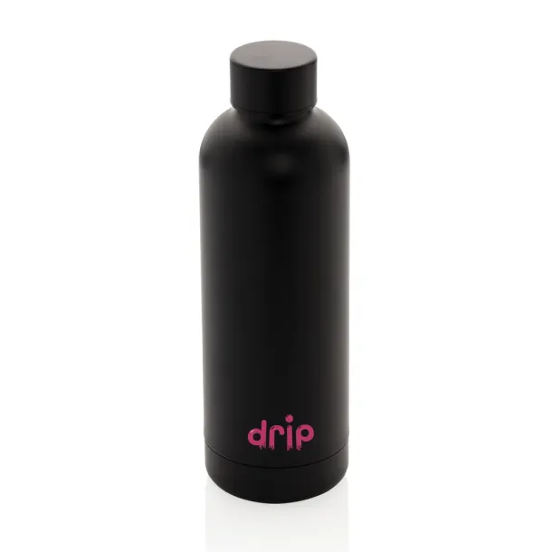  Impact vakuum boca od RCS recikliranog nehrđajućeg čelika, 500 ml - XD Collection Crna
