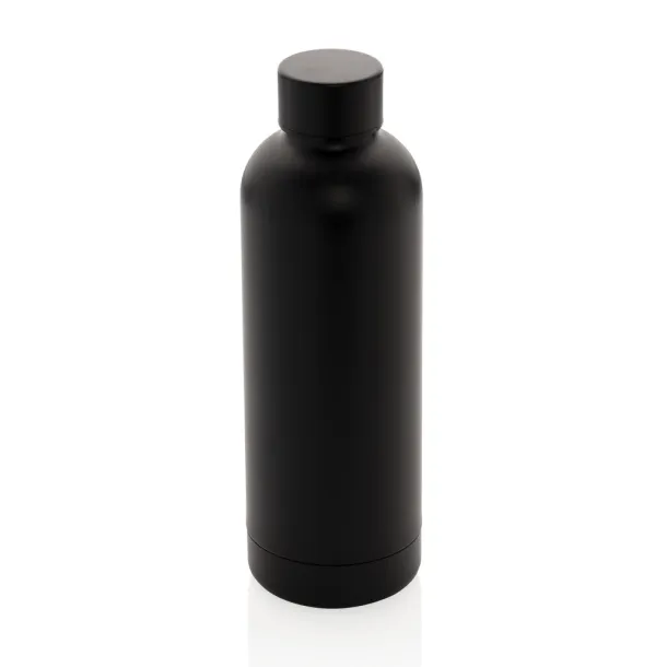  Impact vakuum boca od RCS recikliranog nehrđajućeg čelika, 500 ml - XD Collection Crna