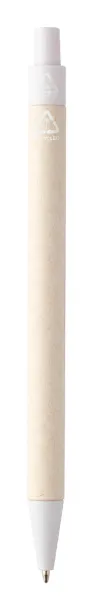 Relact Scrib milk carton ballpoint pen White Natural