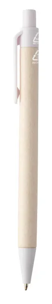 Relact Scrib milk carton ballpoint pen White Natural