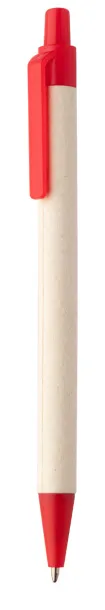 Relact Scrib milk carton ballpoint pen Red Natural