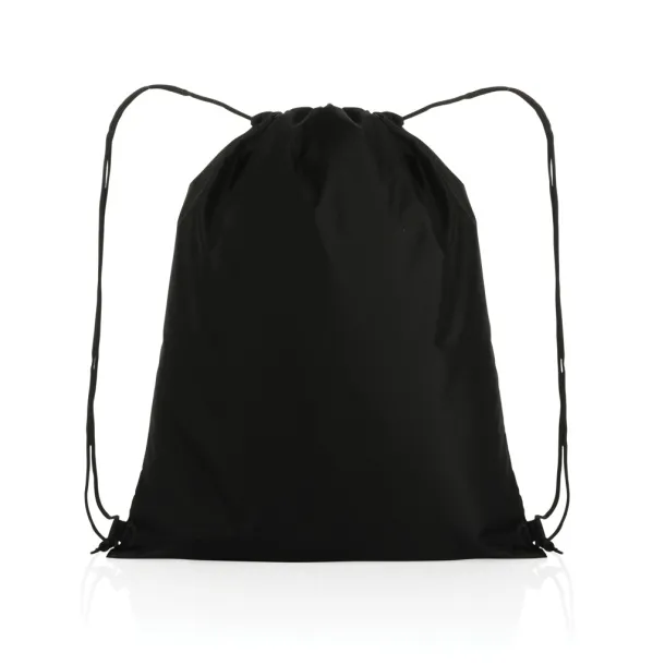  Impact AWARE™ RPET 190T drawstring bag - XD Collection Black 