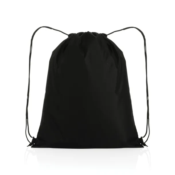  Impact AWARE™ RPET 190T drawstring bag - XD Collection Black 