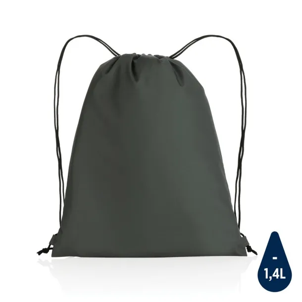  Impact AWARE™ RPET 190T drawstring bag - XD Collection Anthracite 