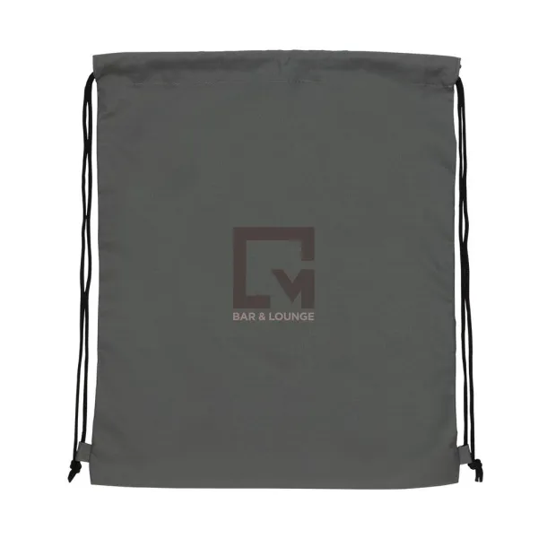  Impact AWARE™ RPET 190T drawstring bag - XD Collection Anthracite 