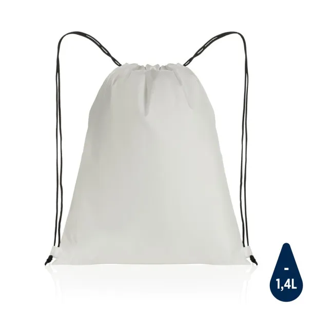  Impact AWARE™ RPET 190T drawstring bag - XD Collection White 