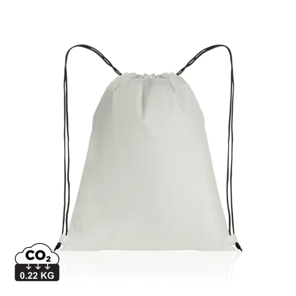  Impact AWARE™ RPET 190T drawstring bag - XD Collection White 